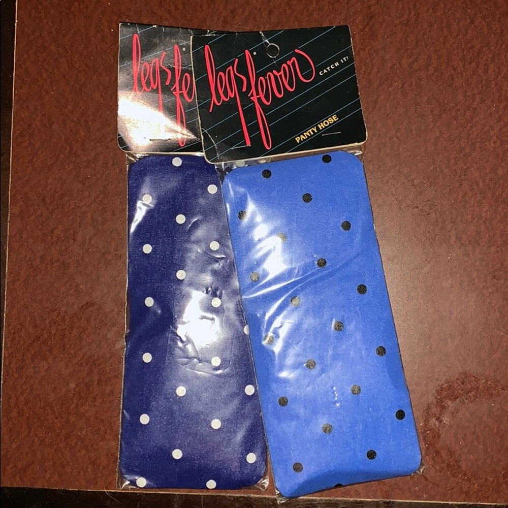 Vintage spotted stockings includes both pairs
